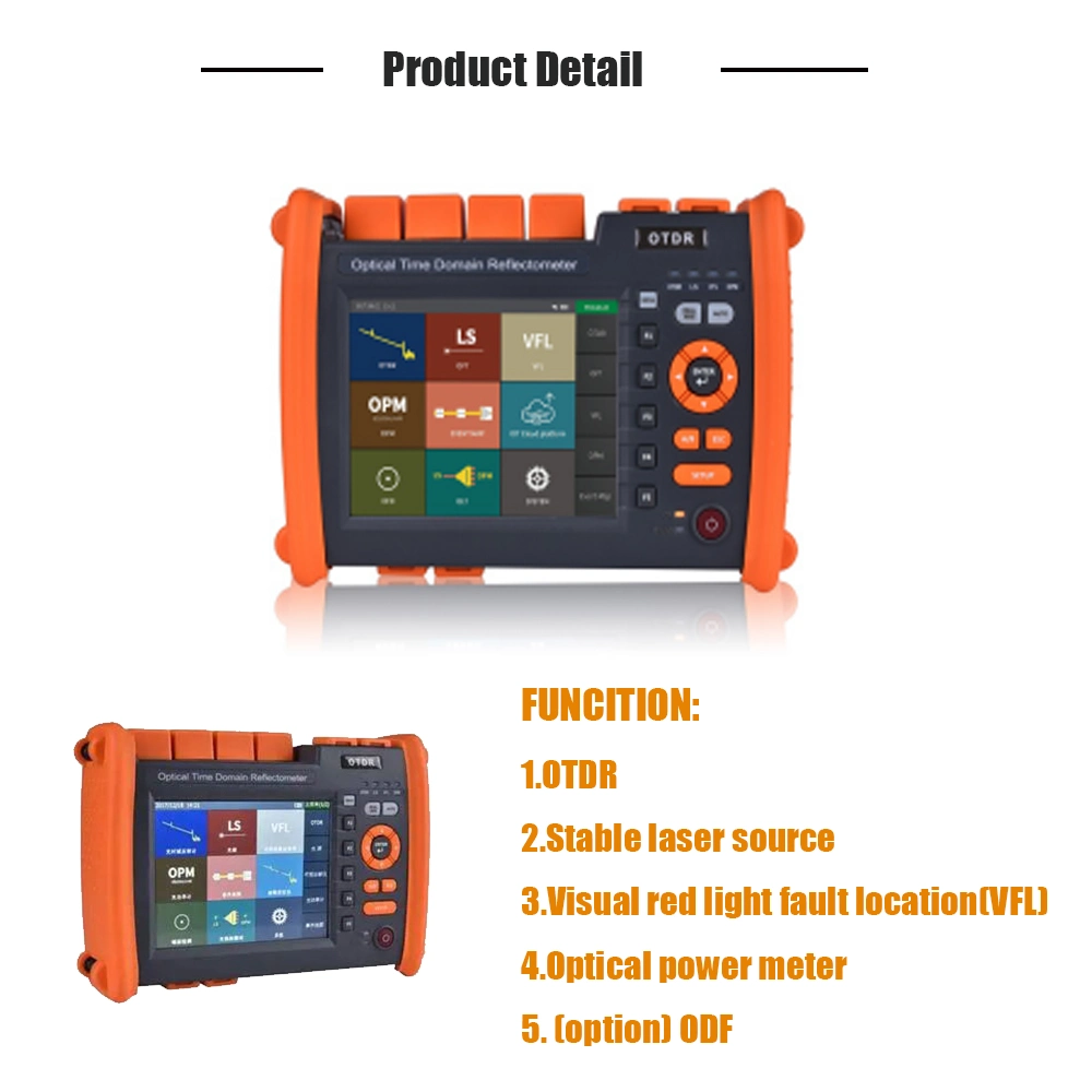 Quickly Shipment Multifunction Sm OTDR 1310/1550 35/33dB Built of Sunet 5600