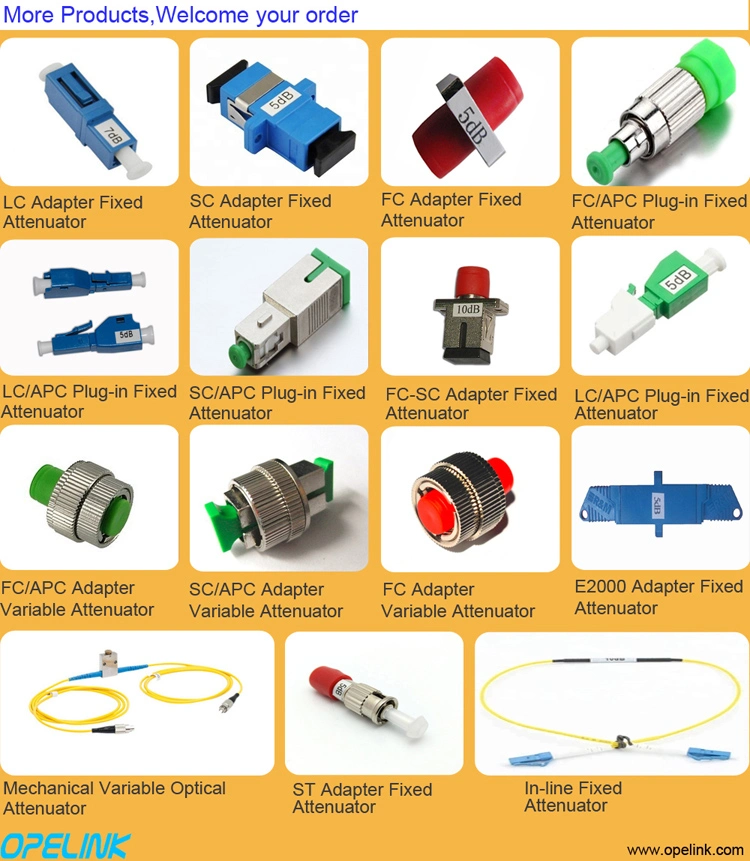 FC-FC Female to Female Singlemode Fixed Optical Attenuator