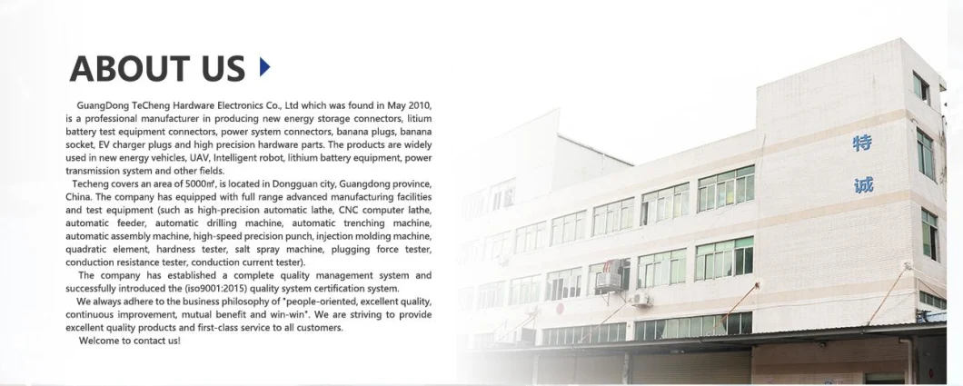 New High Voltage Hv Single Core Fast Slide Battery Connector for Solar Energy Storage