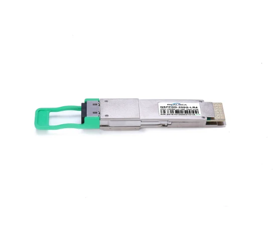 Qsfp DD 400g Lr4 SMF ガラス トランシーバー 10km Fec Ddm デュプレックス LC 付き