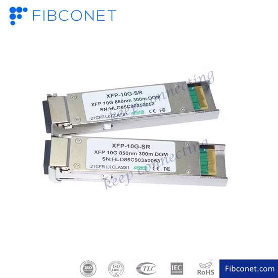 ステンレス鋼 FTTH 光ファイバー XFP モジュール トランシーバー
