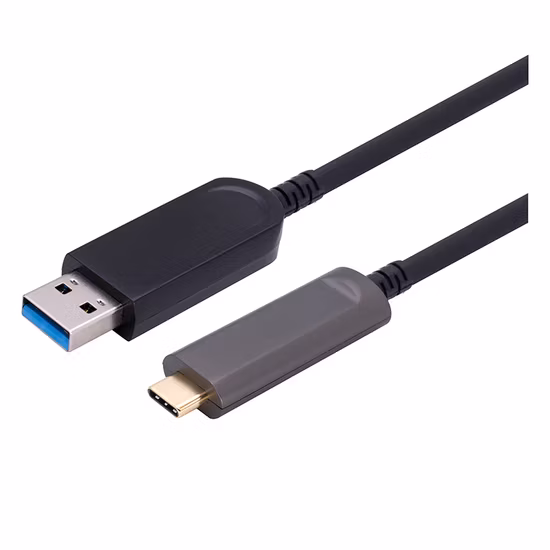 アクティブ USB 3.0 Am - Bm 光ケーブル